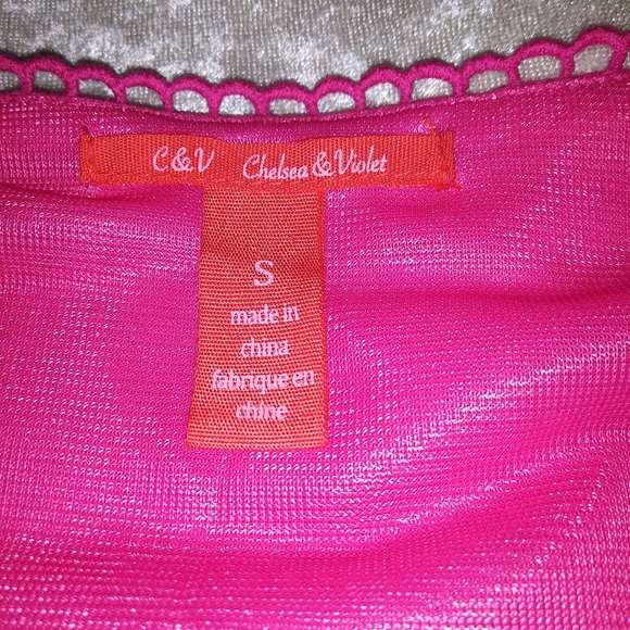 Chelsea & Violet Bell Sleeve Romper Shorts Sz S - Picture 3 of 8